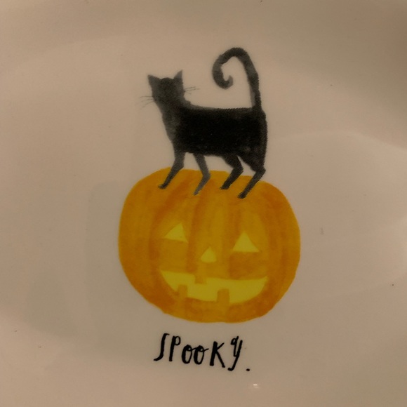 New Rae Dunn Artisan Collection Halloween 🎃 Theme 5pc Plate Set - Picture 8 of 15